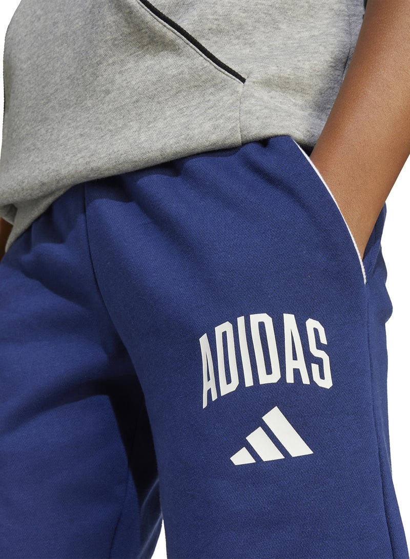 Adidas Youth Seasonal Esesntial Collegiate Typography Shorts  - Image 5