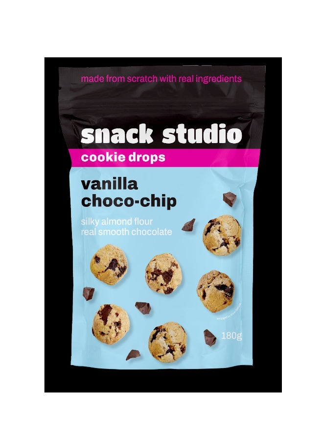 Snack Studio Vanilla Choco-chip Cookie Drops 180g - Image 1