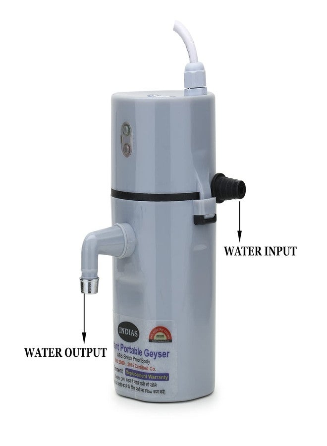 UltinoPro Portable Geyser for Home, Bathroom, Kitchen, Clinic, Salon, etc Hot water in 6sec (Grey) - Image 4
