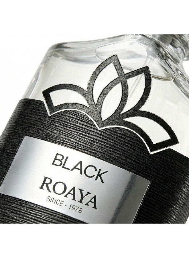 رؤيا عطر CRAAD BLACK BY ROAYA رائحة خشبية غامقة فاخرة تعكس القوة والجاذبية – 100 مل - Image 2