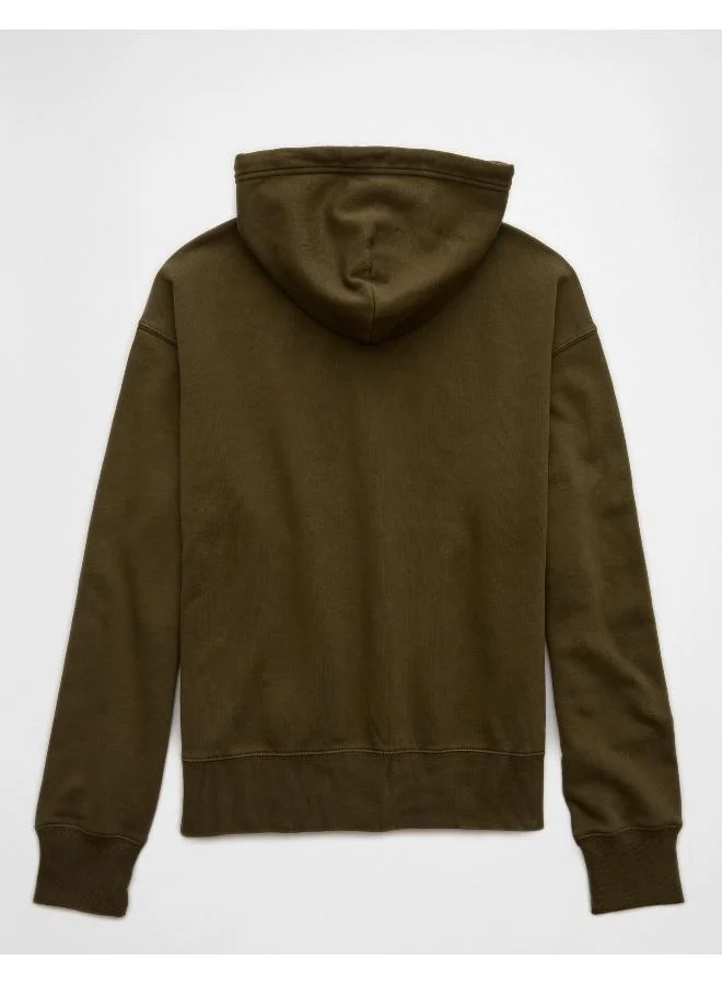 American Eagle AE Logo Graphic Pullover Hoodie