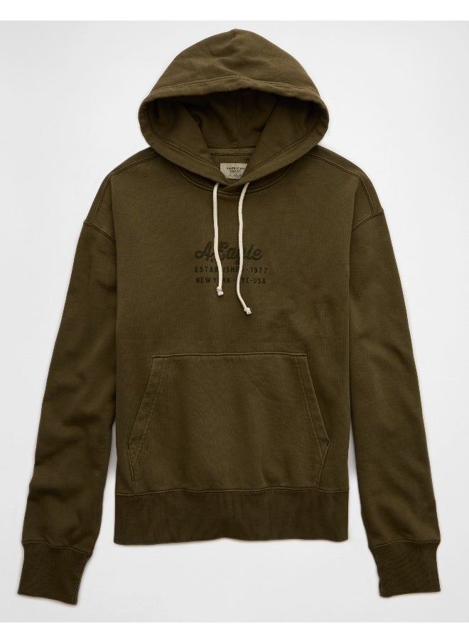 American Eagle AE Logo Graphic Pullover Hoodie  - Image 3
