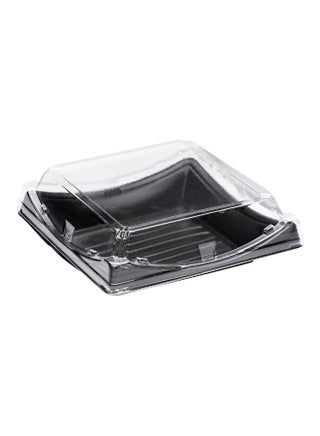 Roku 7.25 Inch Sushi Trays, 100 Disposable Sushi Containers With Lids - Square, Take Out Containers For Appetizers, Entrees, or Desserts, Black Plastic To Go Containers, - pzsku/Z98AF6367070AB0955581Z/45/1748264657/1e2f6061-57d4-4692-8cf1-1b8626cef2cf