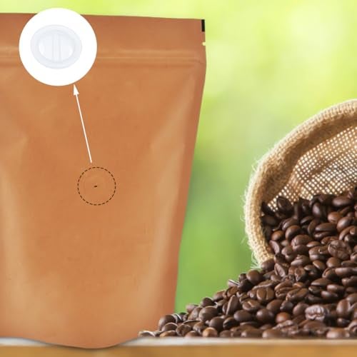 Capiant 20 PCS CO2 Filter Set - Replacement CO2 Releasing Valves for Coffee Bean Container Degassing Way Breather Valve for Food Bags - Image 3