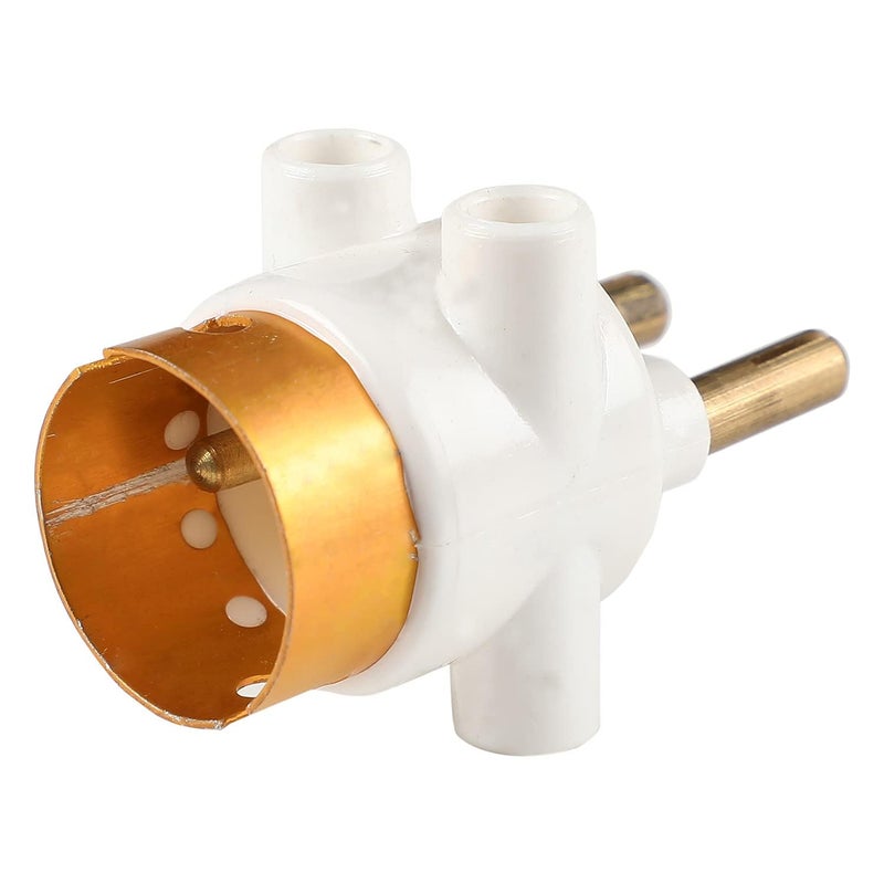 Light Socket Adapter with 2 Pin Bulb Holder Plug Parallel Connection Pack of 2 White  - Image 4