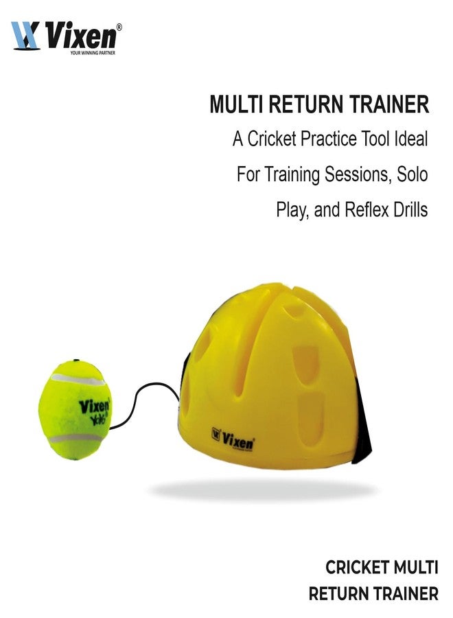 Vixen YOUR WINNING PARTNER Vixen Cricket Swing Return Trainer for Batting Practice | Self Return Tennis Ball Trainer for Kids, Beginners & Professionals - Image 4