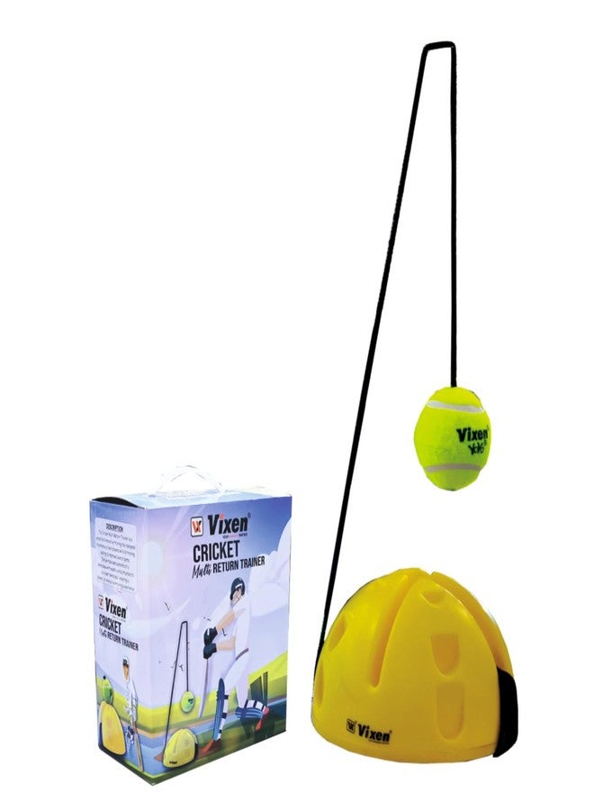 Vixen YOUR WINNING PARTNER Vixen Cricket Swing Return Trainer for Batting Practice | Self Return Tennis Ball Trainer for Kids, Beginners & Professionals - Image 1