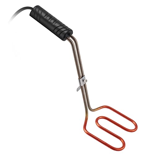 Ajiaguo مشعل الفحم الكهربائي أجياغو 700 واط للشواء المدفأة ولاعة الفحم سهل وسريع الإشعال للفحم المضغوط بدون شرر أو لهب 304 لفائف كابل 5 أقدام لشواية BGE العميقة الكبيرة