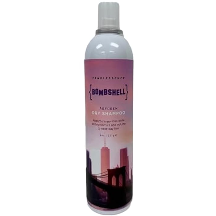 Pearlessence Bombshell Refresh Dry Shampoo | Absorbs Impurities, Adds Volume & Texture to Hair | No Water Needed, Lightweight Formula (8 Oz) - Image 1