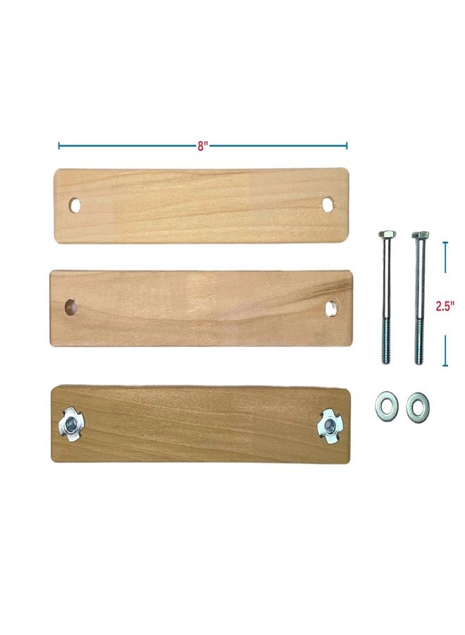 Cardinal Gates مشبك عمود Cardinal Gates SPC02 لأبواب الأمان - محول درابزين باب الطفل بدون ثقب - مجموعة تركيب باب الطفل الخشبي - صنع في الولايات المتحدة الأمريكية - 2 مشابك عمود - صنع في الولايات المتحدة الأمريكية - Image 3