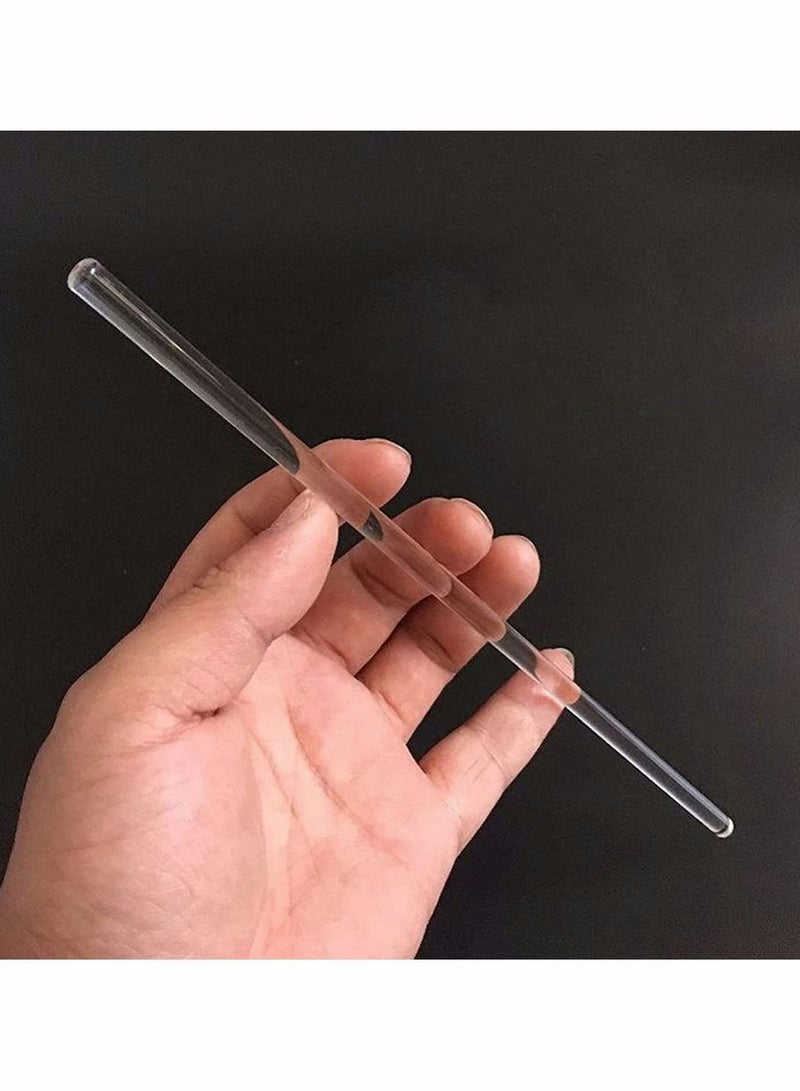 نيبمينينت 20 ٪ من قضبان الزجاج القضبان الزجاجية مع كلا النهايات المستديرة لتعليم علوم المطبخ المختبر وحرك كوكتيلات مشروبات باردة ساخنة - Image 5