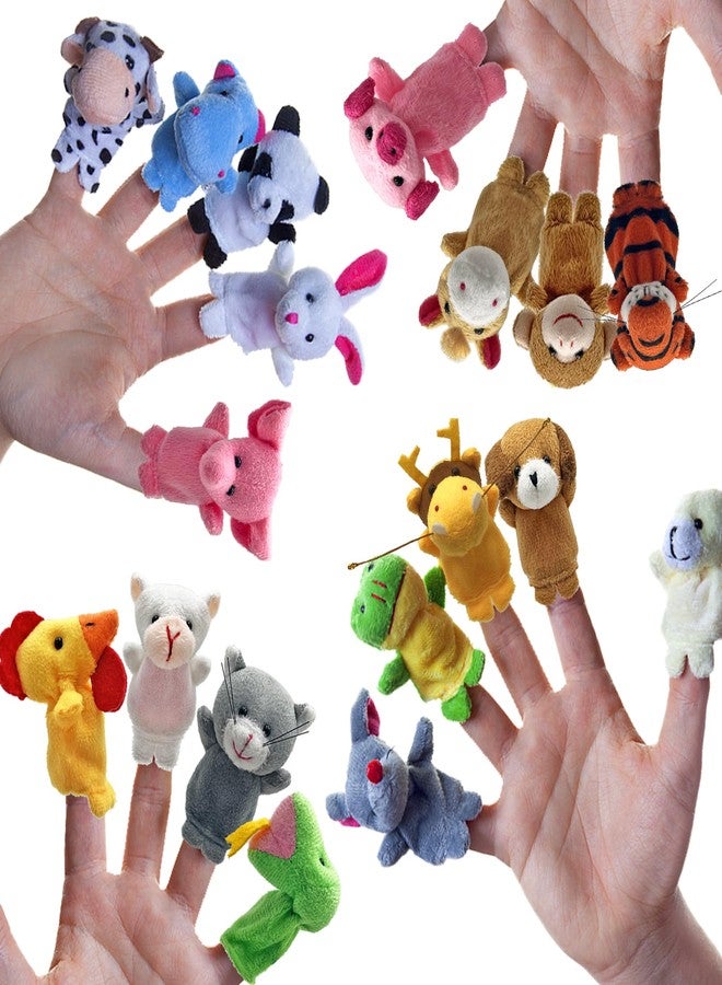 PPXMEEUDC 30 PCS Finger Puppets Set Mini Stuffed Animals for Storytelling Teaching Schools Birthday Party Supplies - Image 4