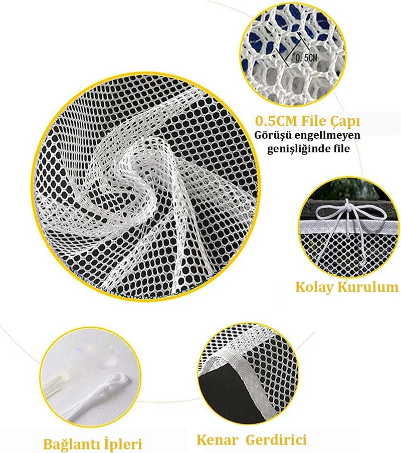 Revu Baby Railing Balcony and Stair Net Child Safety Net Protector for Children and Pets