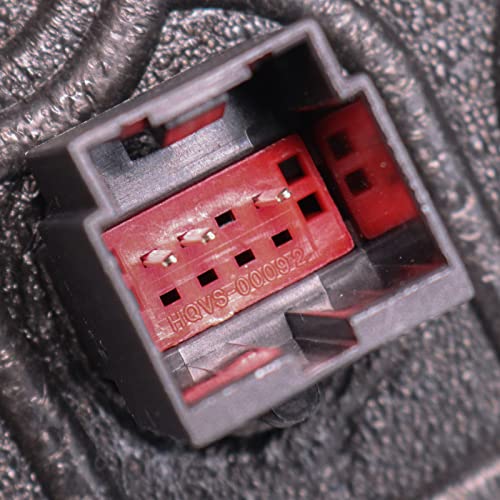 TRQ مرآة كهربائية جانبية للركاب مع زجاج مراقب باللون الأسود الملمس متوافقة مع فورد موستانغ 2013-2014 FO1321451 - Image 2