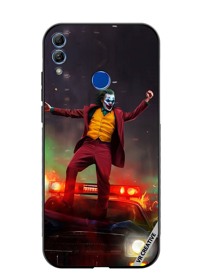 Protective Case Cover For Honor 10 Lite Joker Over A Car With His Evil Laugh Design Multicolour