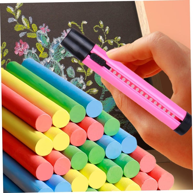 Gadpiparty 6pcs Adjustable Chalk Clip Chalk Storage Clip for Boys and Girls Plastic Holder for Teaching Random Color - Image 4