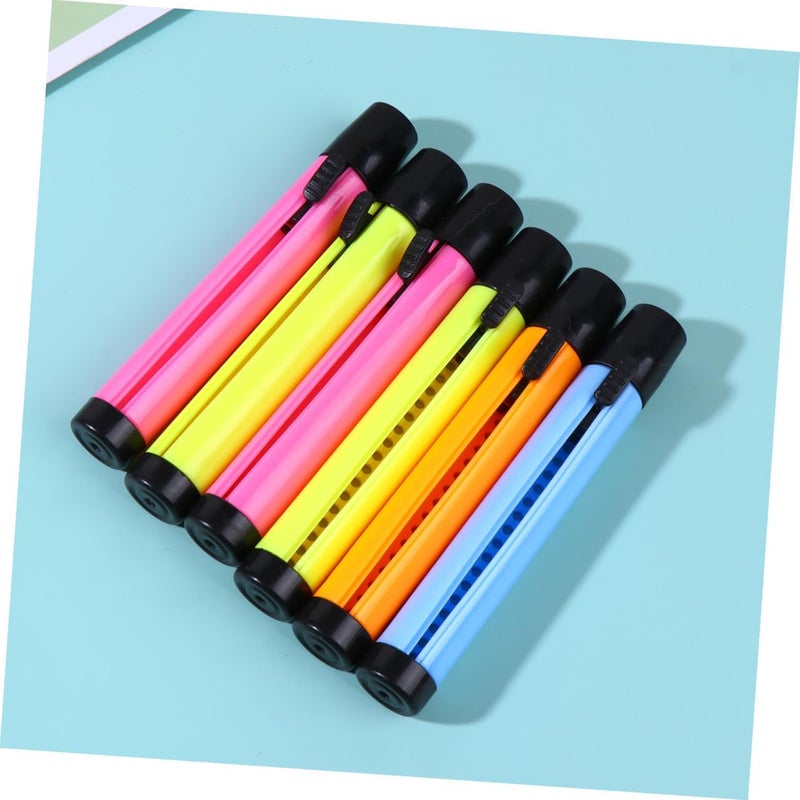 Gadpiparty 6pcs Adjustable Chalk Clip Chalk Storage Clip for Boys and Girls Plastic Holder for Teaching Random Color - Image 3