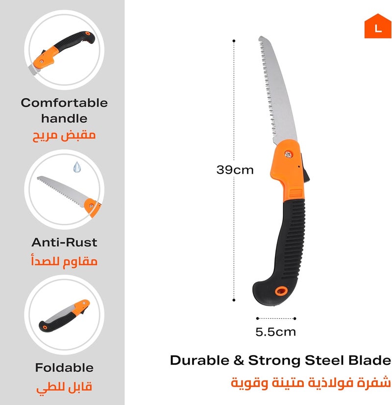 Folding Saw | Hand Saw for Wood Camping, Dry Wood Pruning Saw With Hard Teeth - Image 1