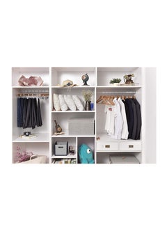 Generic Quality Wooden Hangers - Slightly Curved Hanger 30-Pack Sets - Solid Wood Coat Hangers with Stylish Chrome Hooks - Heavy-Duty Clothes, Jacket, Shirt, Pants, Suit Hangers (Natural, 30)  - Image 2