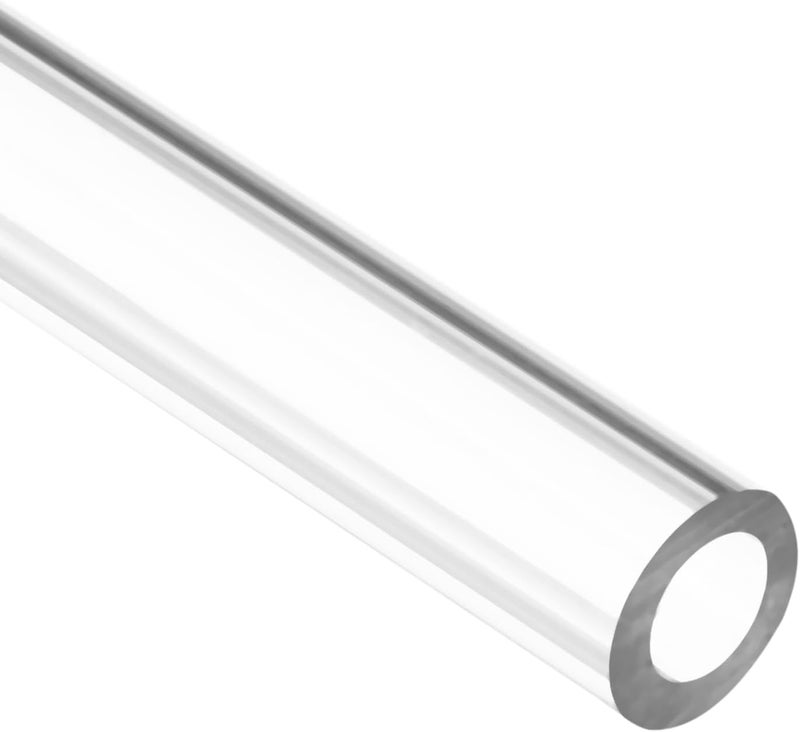 uxcell 2pcs Clear Rigid Tubing Pipe 10mm ID x 16mm(5/8") OD 1Ft(305mm) Round Plastic Polycarbonate Tube - Image 3