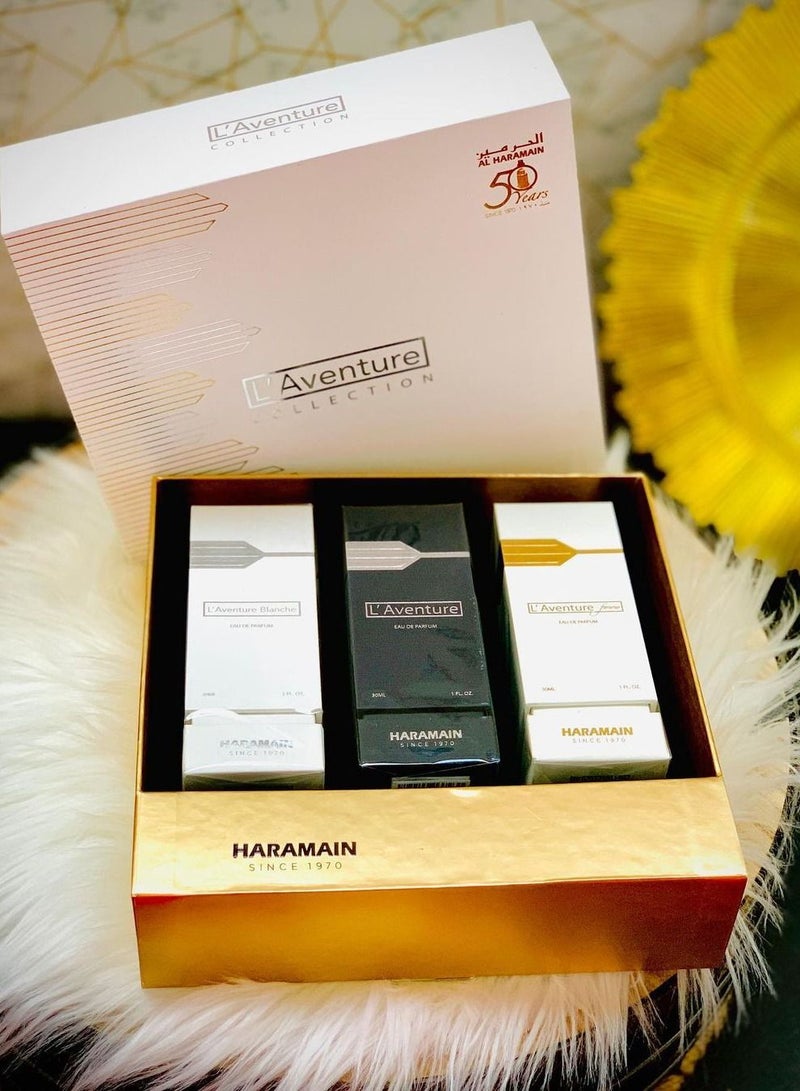الحرمين Haramain 3-Piece L'Aventure Collection Spray 30ml، للجنسين 1.01 oz. - Image 4