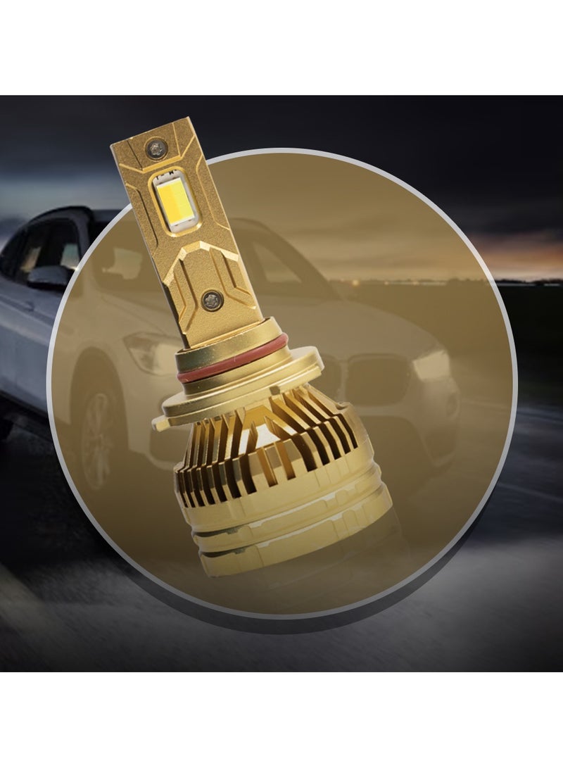 Toby's Toby's T19Ultra 9005 65W/Piece Power Original Tested LED Headlight Assembly 6500 High Beam Lumens & Low Beam 6500 Lumens Bright Color With Temperature (6500K,4300K)  - Image 2