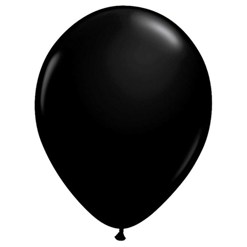Qualatex 9 Onyx Black Latex Balloons 100ct