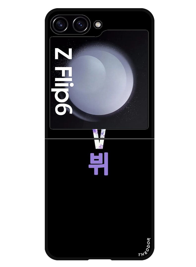 Theodor Protective Case Anti Scratch Shock Proof Bumper Cover For Samsung Galaxy Z Flip 6 V - Image 1