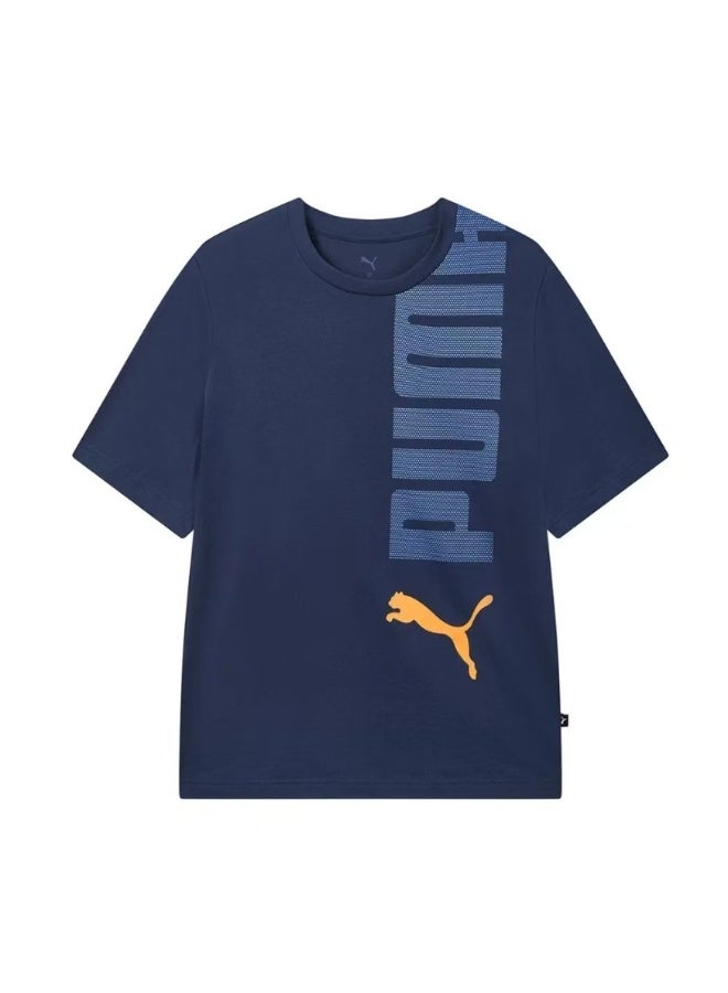 PUMA Navy PUMA Casual Sports T-Shirt-XXXXL - Image 1