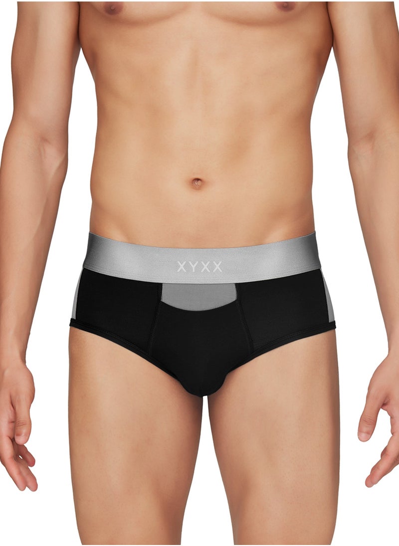 XYXX - Pack of 3 Illuminati Intellisoft Micro Modal Color Blocked Solid Men Brief - Image 1