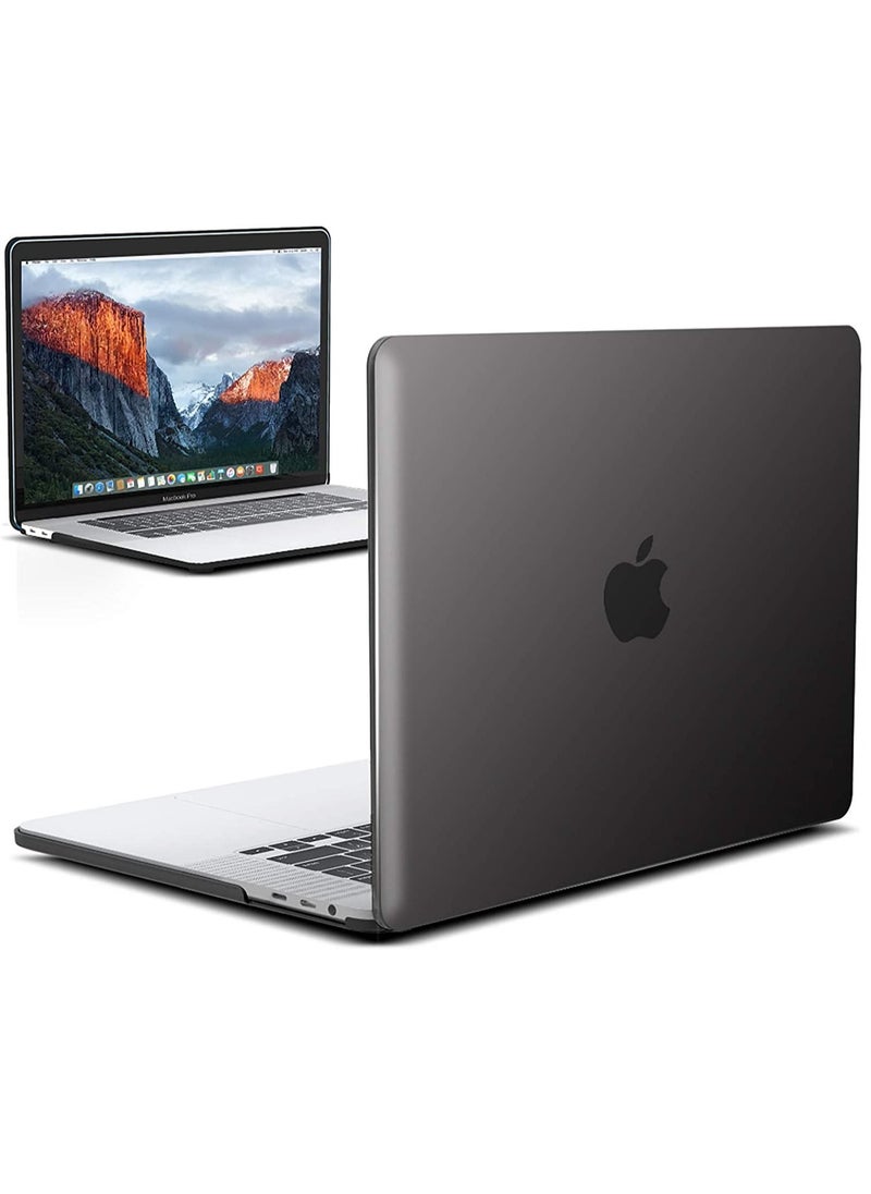 iBenzer Compatible with MacBook Pro 16 Inch Case A2141 Release 2020 2019,Plastic Hard Shell Case Cover for Mac Pro 16’’ with Touch Bar and Touch ID,Black,T16BK  - Image 1