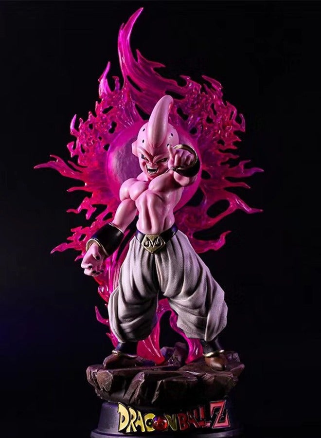Dragon Ball Majin Buu Action Figure Decorative Resin Sculpture Home Decor Statue, Art Figurine Home Ornament Decoration for Office, Living Room, Bedroom, Book Shelf, TV Cabinet, Desktop - Image 1
