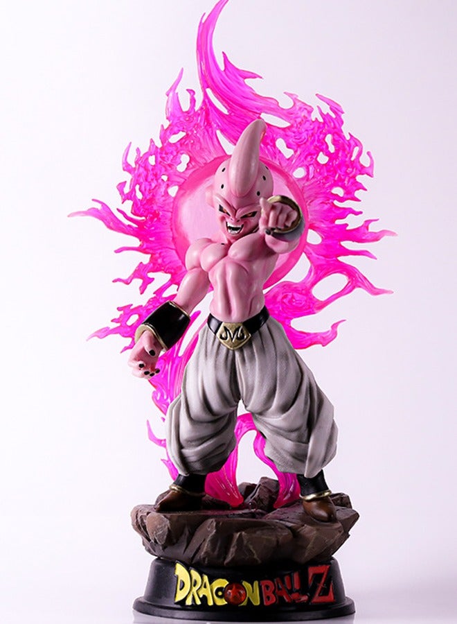 Dragon Ball Majin Buu Action Figure Decorative Resin Sculpture Home Decor Statue, Art Figurine Home Ornament Decoration for Office, Living Room, Bedroom, Book Shelf, TV Cabinet, Desktop - Image 2