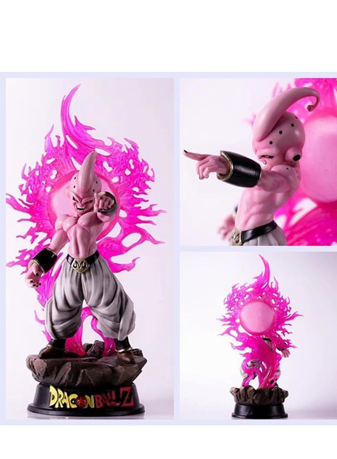 Dragon Ball Majin Buu Action Figure Decorative Resin Sculpture Home Decor Statue, Art Figurine Home Ornament Decoration for Office, Living Room, Bedroom, Book Shelf, TV Cabinet, Desktop - Image 3