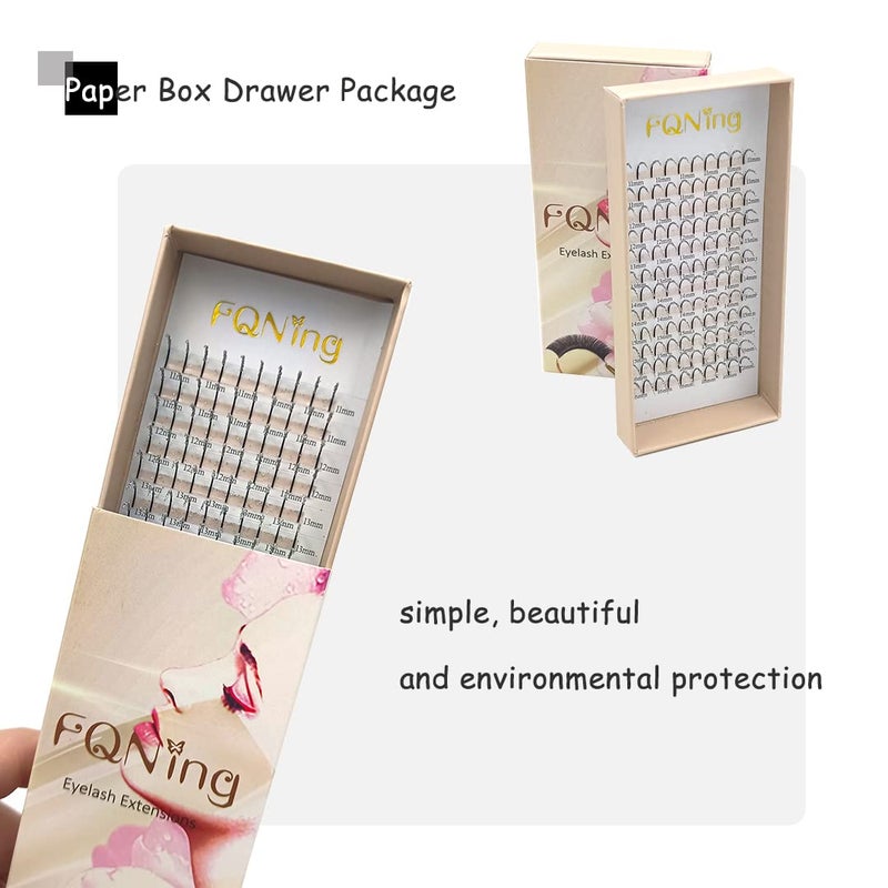FQNing Glitter Lash Extensions Individual Silver Color Sparkly Single Lash Spike Eyelash Extension for Daily Party Wedding 11mm-16mm (Silver) - Image 4