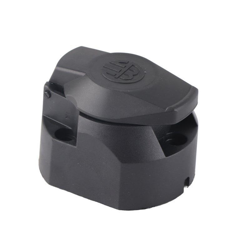 7 Pin Trailer Socket Pure Copper Anti-Corrosion Plastic 7 Pin Connector - European Standard Trailer Wiring Adapter for Semi Trailers Commercial Vehicles - Image 2