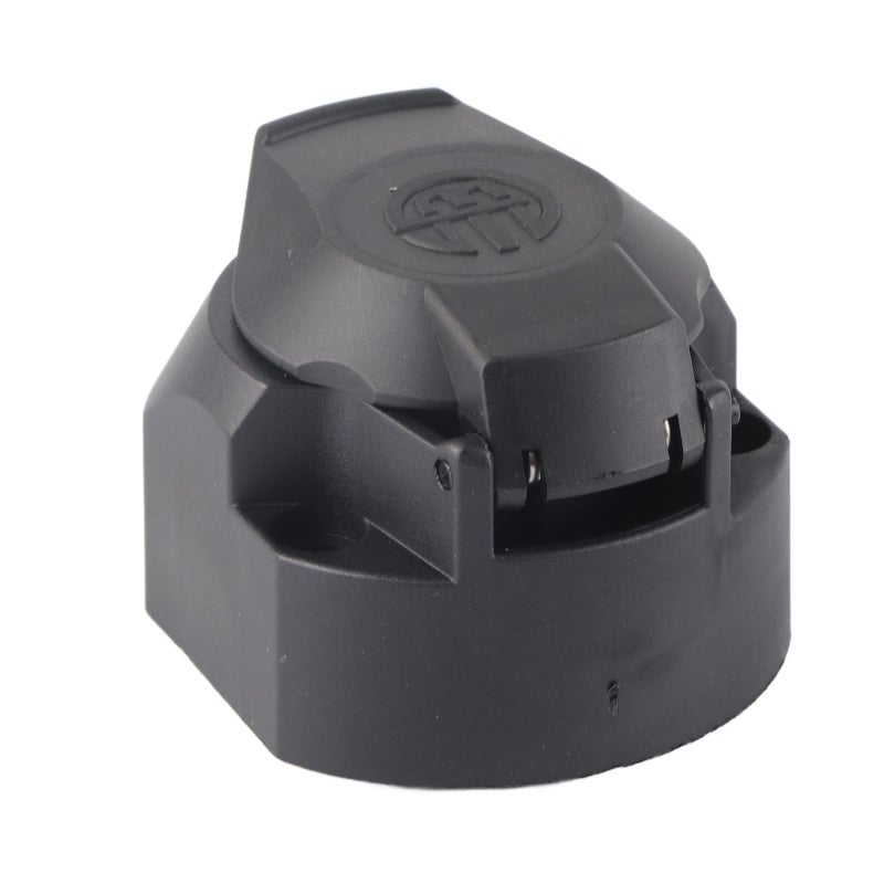 7 Pin Trailer Socket Pure Copper Anti-Corrosion Plastic 7 Pin Connector - European Standard Trailer Wiring Adapter for Semi Trailers Commercial Vehicles - Image 5