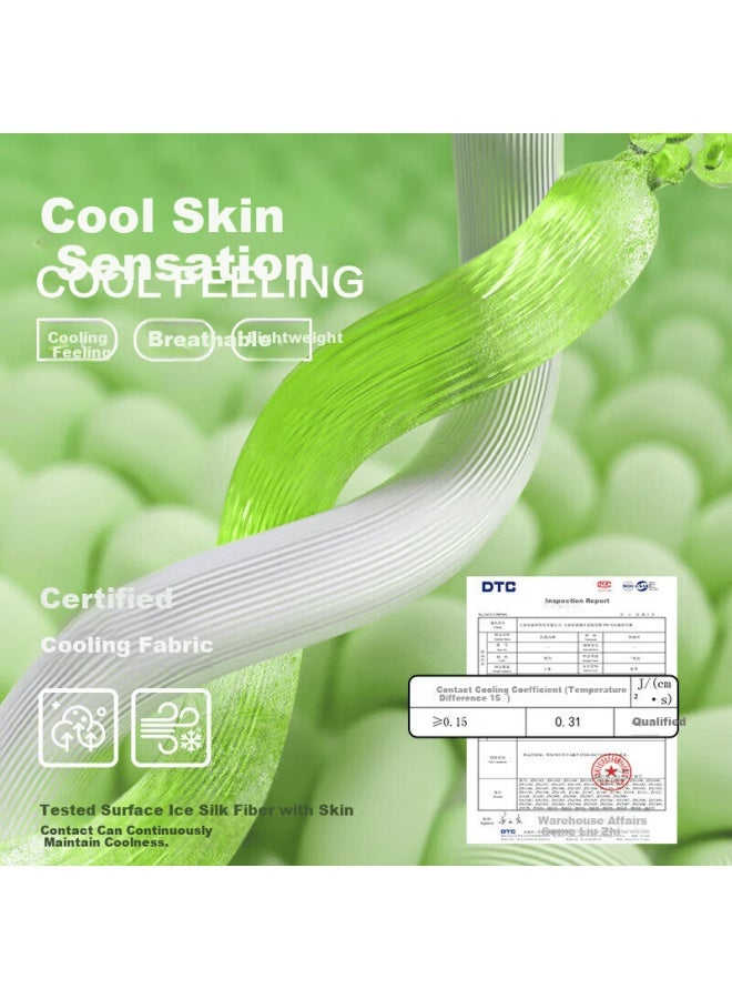 Romon Men's Ice Silk Seamless Antibacterial Cooling Breathable Boxer Briefs With Cordyceps Health Care - Image 3
