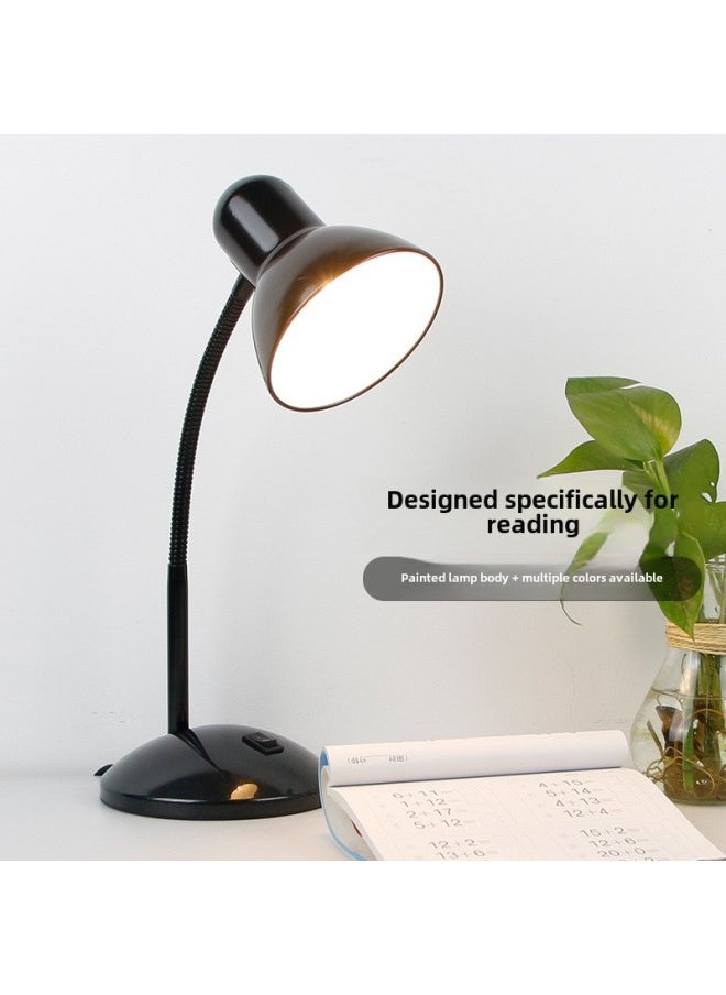 Generic - LED Learning Simple Table Lamp For Students Reading And Writing Bedside Desktop Plug-in Night Feeding Nail Art Tattoo Lamp-Color:White - Don’t Take This Photo (you Have To Install The Bulb Yourself If You Don’t Have A Light Bulb) - Image 1
