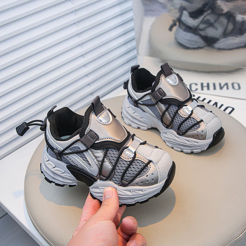Boys And Girls Sports Training Shoes 2025 Shoes Casual Hiking Shoes Thick Sole Versatile Fashion Sports Shoes - Image 2