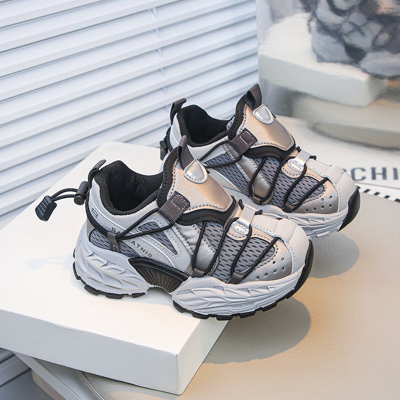 Boys And Girls Sports Training Shoes 2025 Shoes Casual Hiking Shoes Thick Sole Versatile Fashion Sports Shoes - Image 4