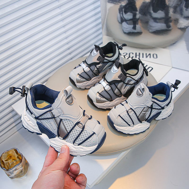 Boys And Girls Sports Training Shoes 2025 Shoes Casual Hiking Shoes Thick Sole Versatile Fashion Sports Shoes - Image 3