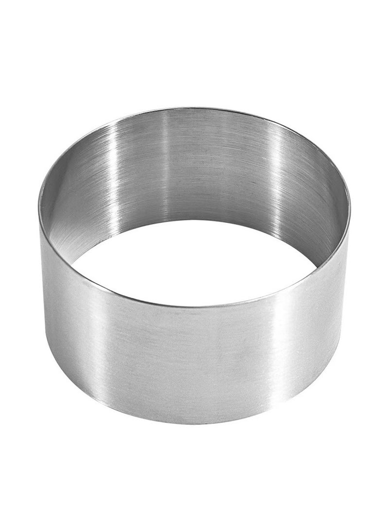 4Pcs 8CM Round Stainless Steel Mousse Ring Mold Mini Cake Mould Kitchen Bakeware Decoration Tools DIY Baking Accessories - Image 2