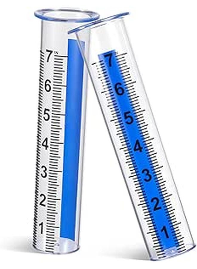 Outdoor Rain Gauge Tube Plastic Garden Lawn Water Measurement Monitor - Image 1