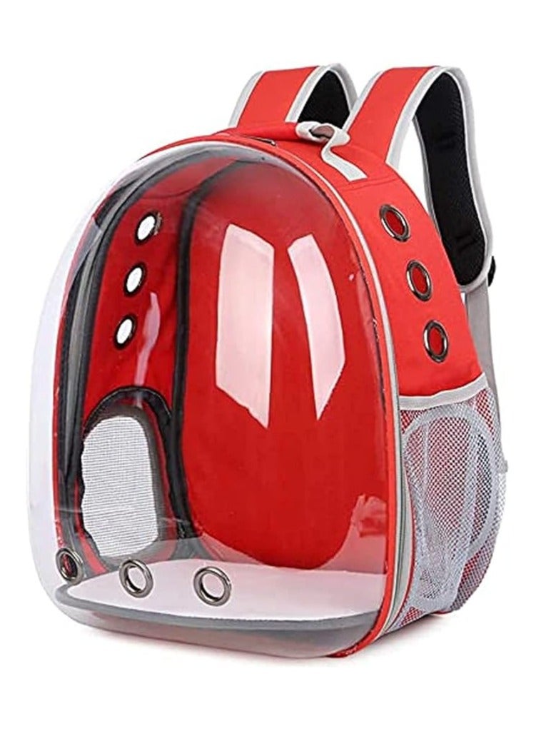 Generic New backpack for women pets and working cats in red color - Image 1