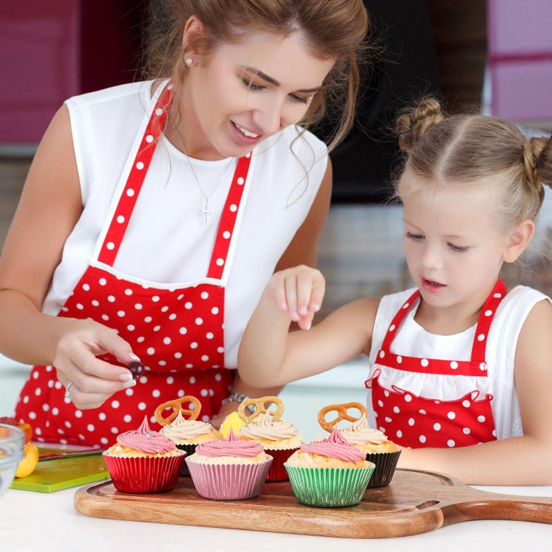 Caperci Pink Foil Cupcake Muffin Liners Standard Size Baking Cups 150-Pack - Premium Greaseproof & Sturdy - Image 4