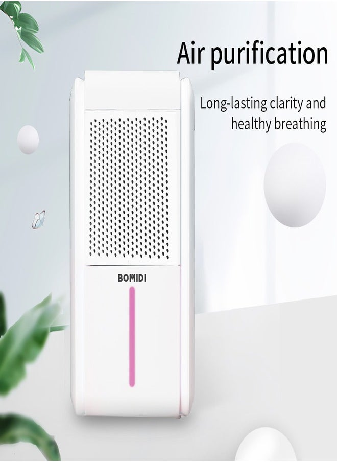 BOMIDI - Smart Humidity Machine With 1L Water Tank Capacity,Low Noise, 4 Modes, 7- Color LED Light,Timer Settings & Water Shortage Reminder UH02 - White - Image 1