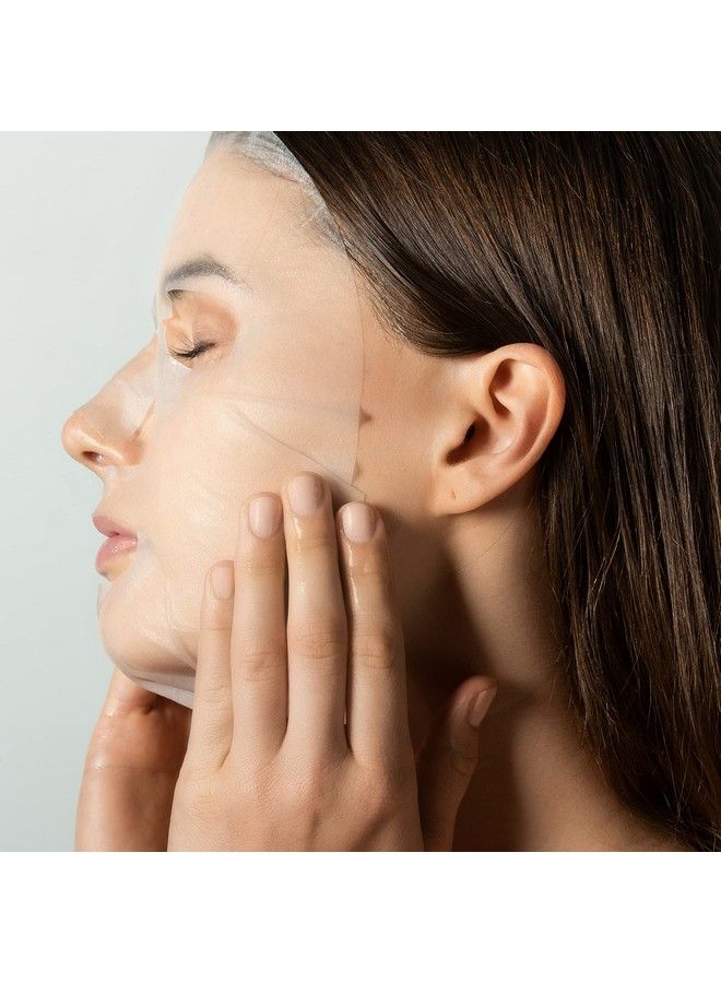 Karuna Tone Sheet Mask Hydrating Toner Face Mask Face Toner For Women Anti Aging Face Mask Black Hoof Mushroom Adaptogen To Balance & Protect Skin Improve Tone & Get Rid Of Fine Lines 0.74 Fl.Oz./22 Ml. - Image 4