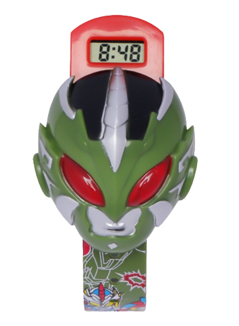 SKMEI Casual Digital Wrist Watch For Boys 1239 Green  - Image 2