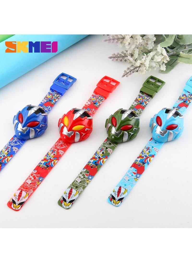 SKMEI Casual Digital Wrist Watch For Boys 1239 Green  - Image 4